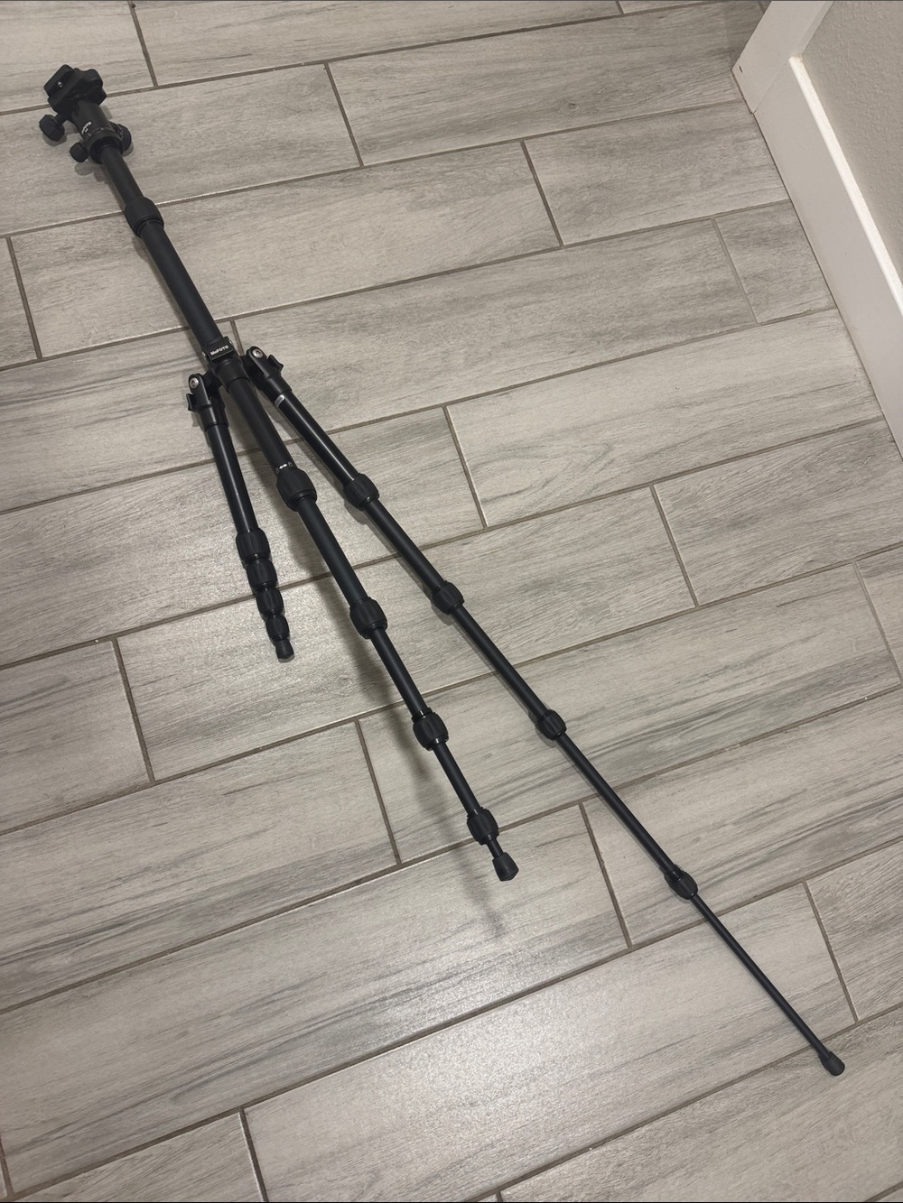 Aluminum travel, tripod With Ball head and Carrying case with Quick-Adjust Legs